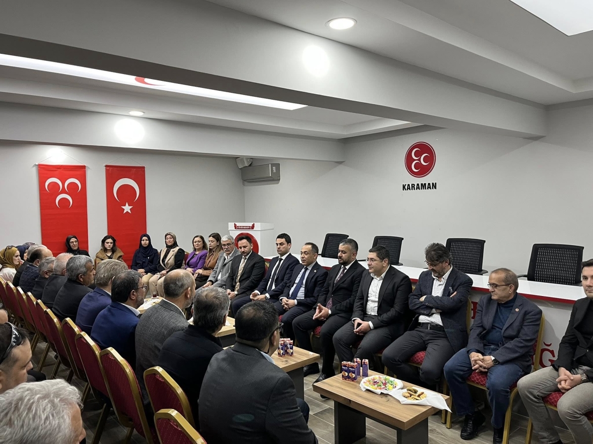 MHP Karaman’da Bayramlaşma Programı Yoğun Katılımla Gerçekleşti