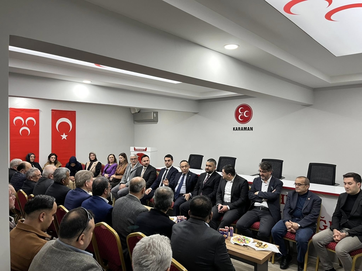 MHP Karaman’da Bayramlaşma Programı Yoğun Katılımla Gerçekleşti
