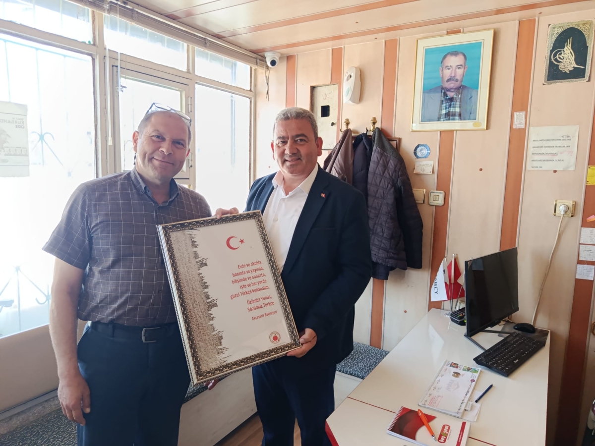 Akçaşehir Belediyesi’nden Türkçe Hassasiyeti