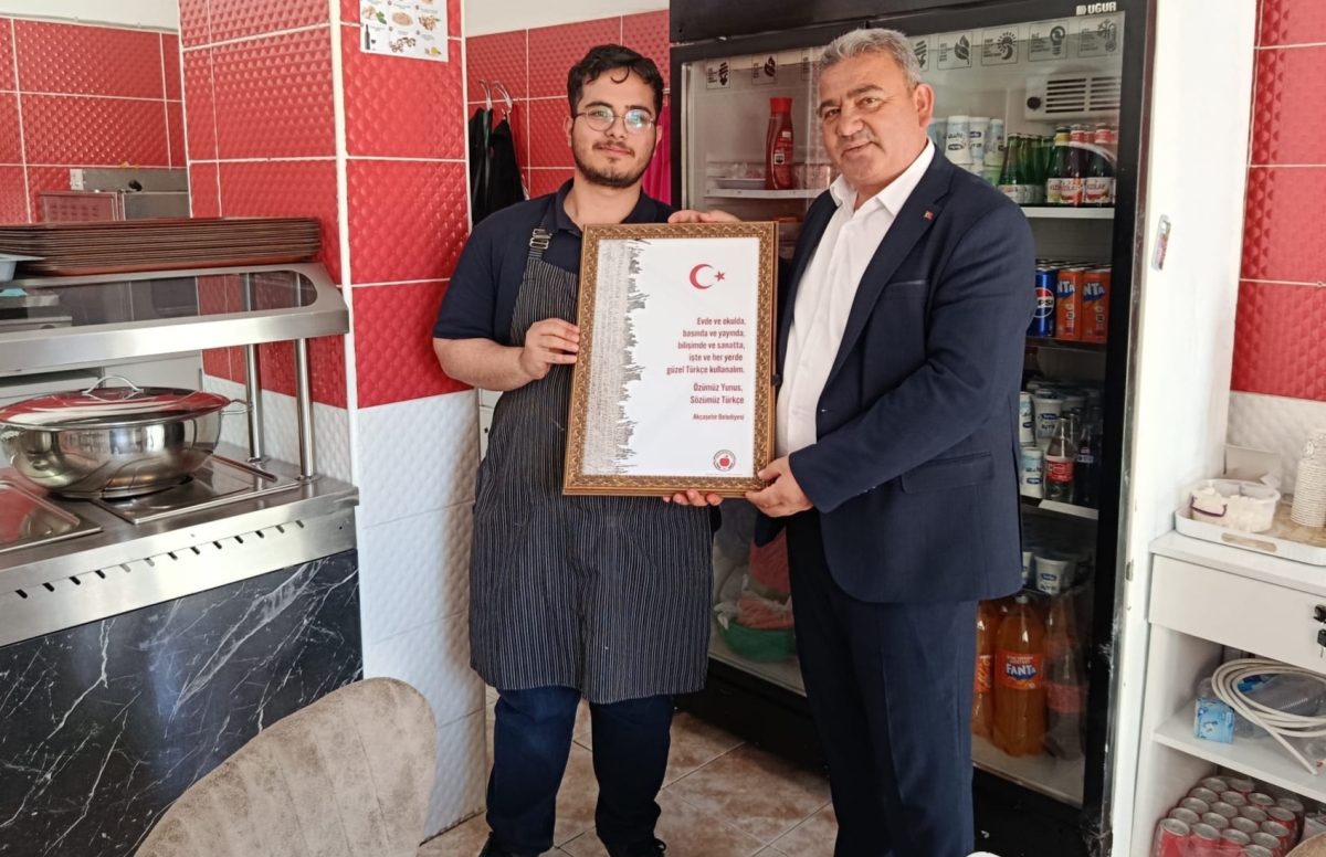 Akçaşehir Belediyesi’nden Türkçe Hassasiyeti