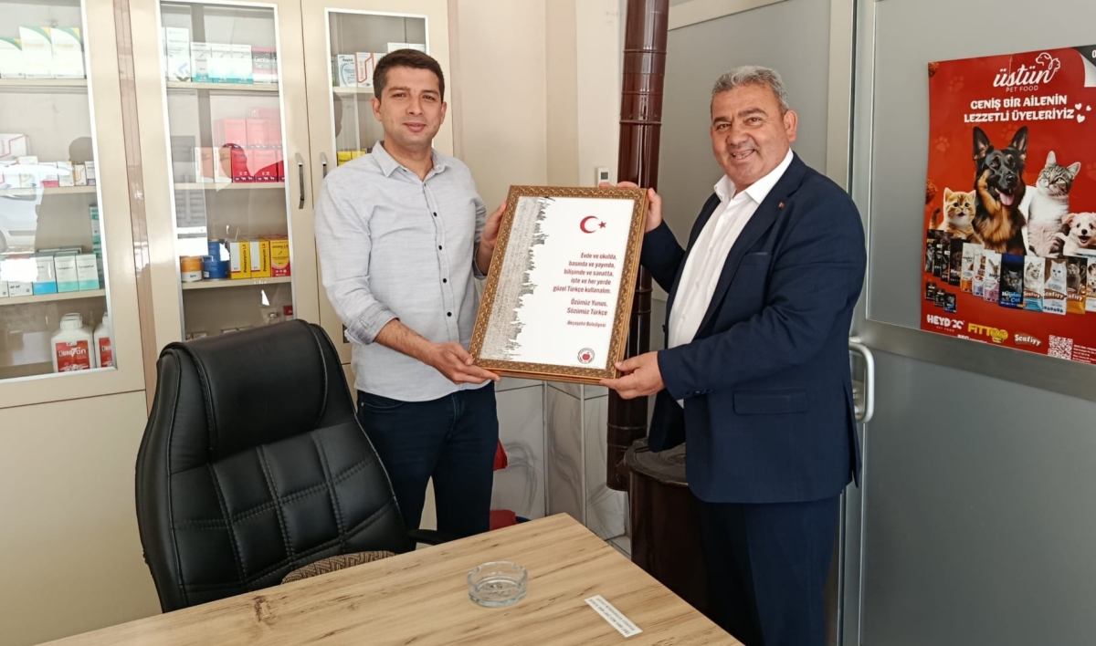 Akçaşehir Belediyesi’nden Türkçe Hassasiyeti