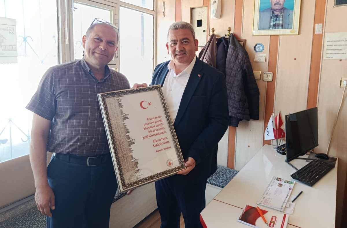 Akçaşehir Belediyesi’nden Türkçe Hassasiyeti