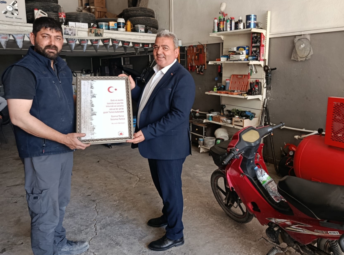 Akçaşehir Belediyesi’nden Türkçe Hassasiyeti