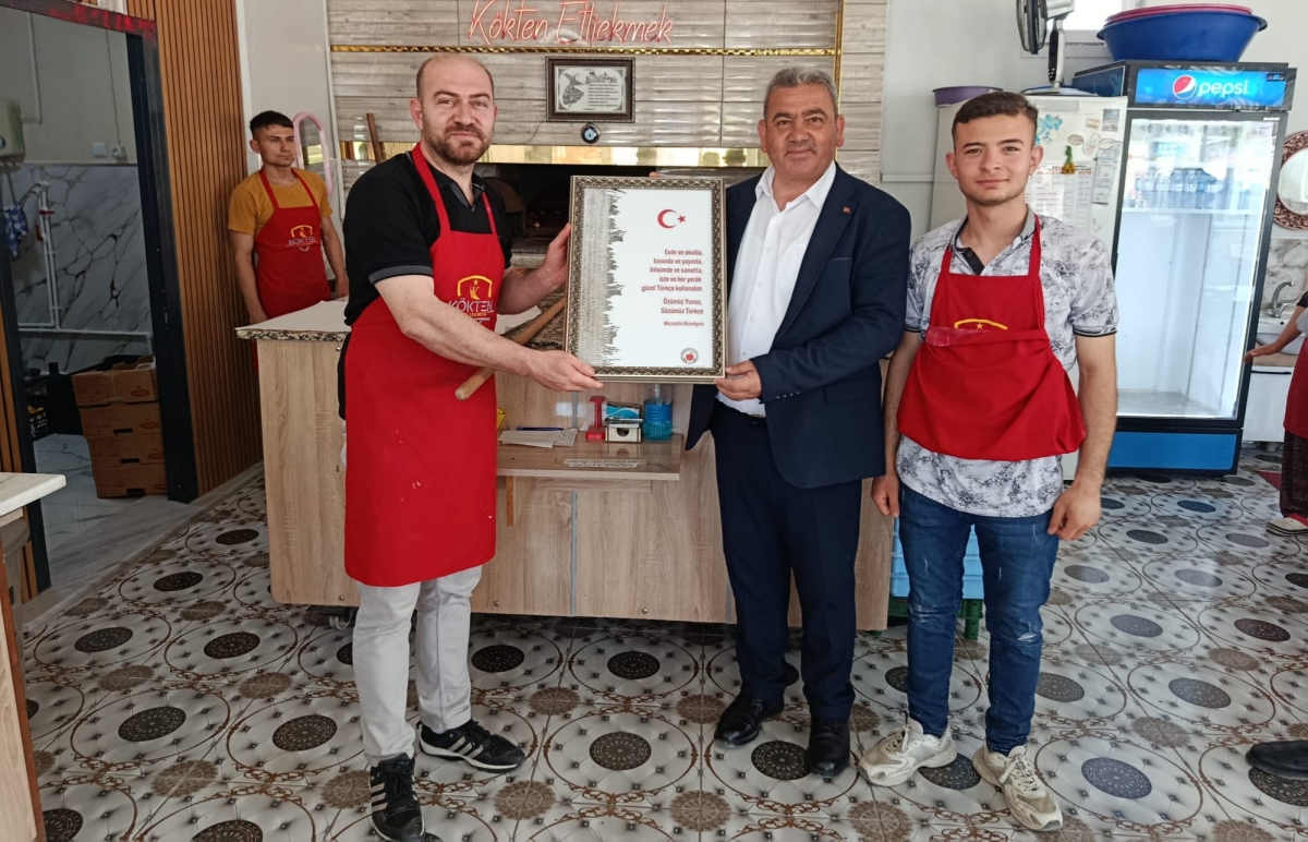 Akçaşehir Belediyesi’nden Türkçe Hassasiyeti