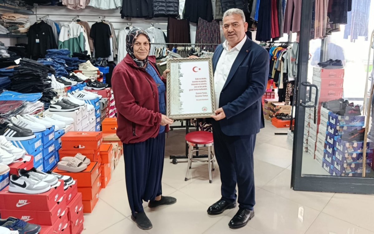 Akçaşehir Belediyesi’nden Türkçe Hassasiyeti