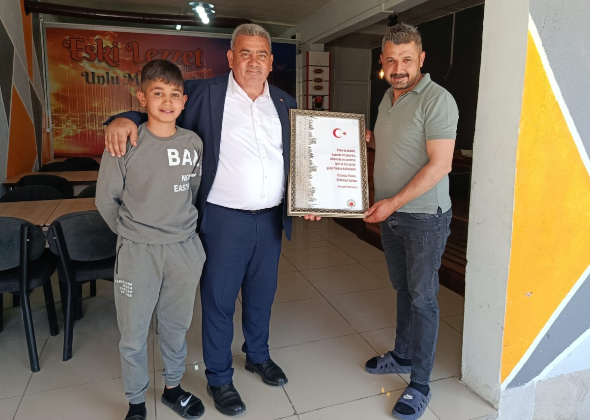 Akçaşehir Belediyesi’nden Türkçe Hassasiyeti