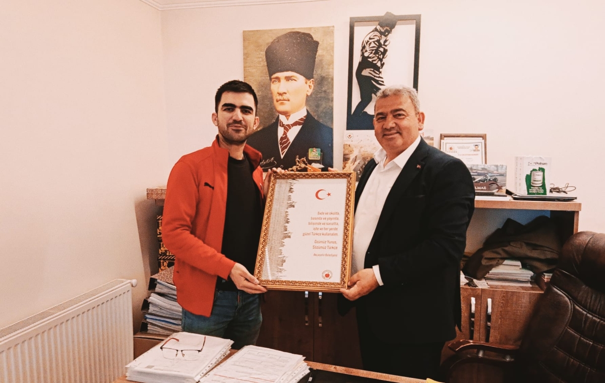 Akçaşehir Belediyesi’nden Türkçe Hassasiyeti