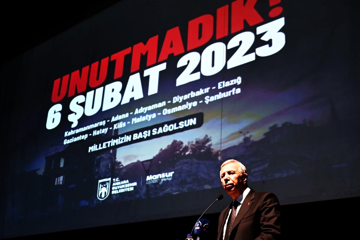Ankara’da 6 Şubat Depremleri Anma Programıyla Hatırlandı