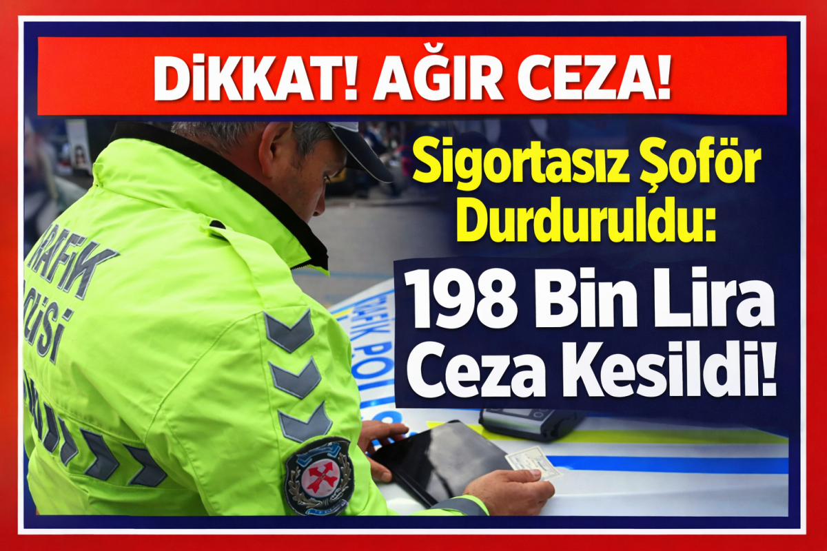 Ticari Aracını Sigortasız Şoföre Kullandıranlara 198 Bin Liraya Varan Ceza