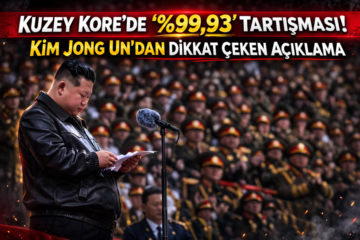 Kuzey Kore’de “%99,93” Tartışması: Kim Jong Un’dan Dikkat Çeken Açıklama