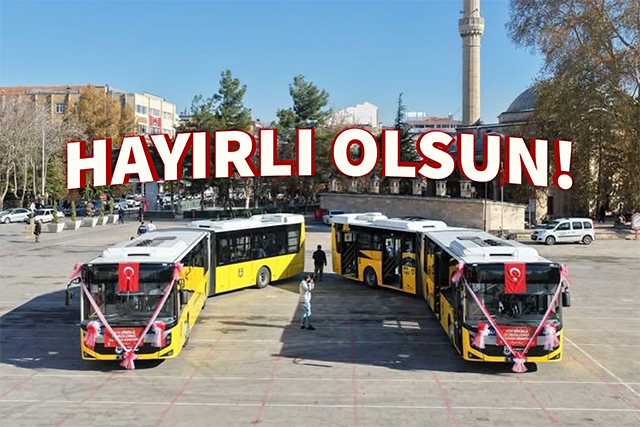 Toplu Taşımaya Nefes: Karaman’a İki Körüklü Otobüs Kazandırıldı