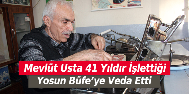 Mevlüt Usta 41 Yıl Sonra Yosun Büfe’ye Veda Etti: Yeni İşletmeci Kazım Şahin Görevi Devraldı